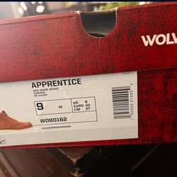 WOLVERINE WORK BOOTS 9”