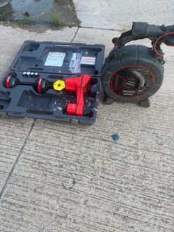 RIDGID micro reel with monitor /locater