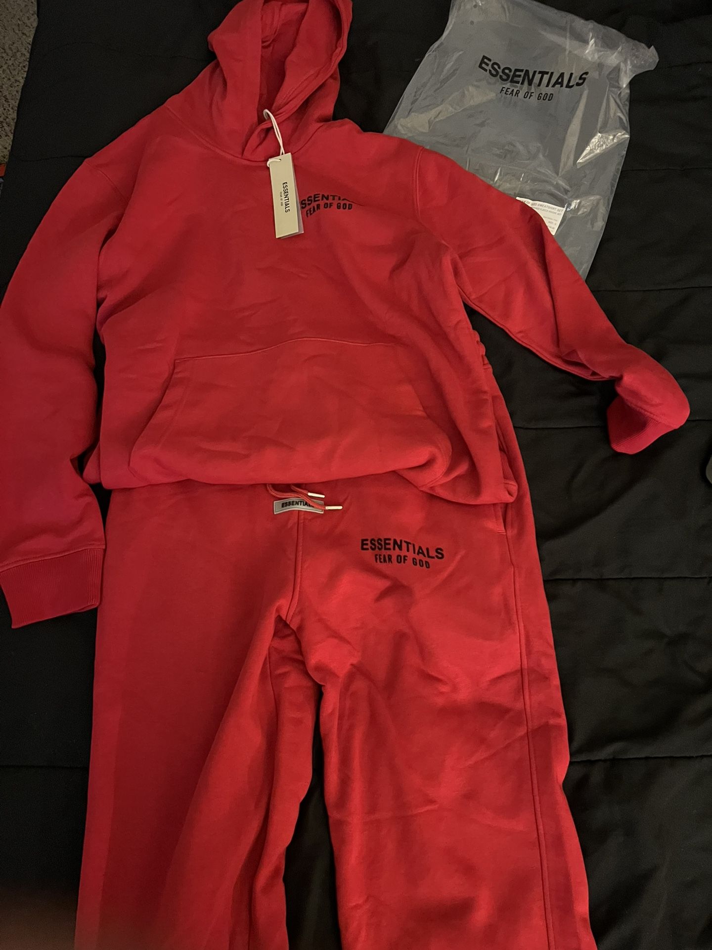 Essentials Sweatsuits Red (sm) Navy (XL)