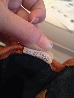 Vintage Dooney and Bourke Equestrian Tack Bag. Navy and Saddle Brown