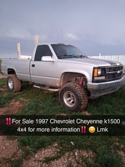 1997 Chevy Cheyenne K1500 4x4 • 5.7 350 • 6” Lift • Clean Title • OBS