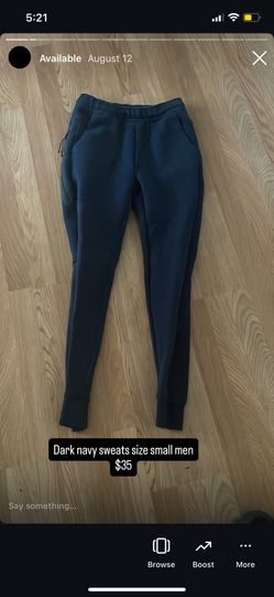 Nike Tech Navy Blue Sweats, Size Small