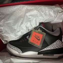 Air Jordan 3 Retro OG BG 'Black Cement' 2018 Air Jordan /  Sneakers /  