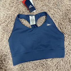 Reebok Essentials Running Sports Bra New Unpadded 