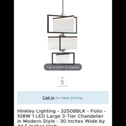 3 Tier chandelier 