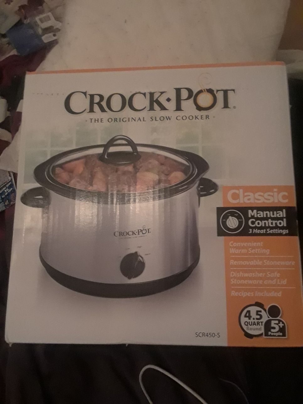 Crock Pot 4.5 Quart "The Original Slow Cooker" Crock Pot!