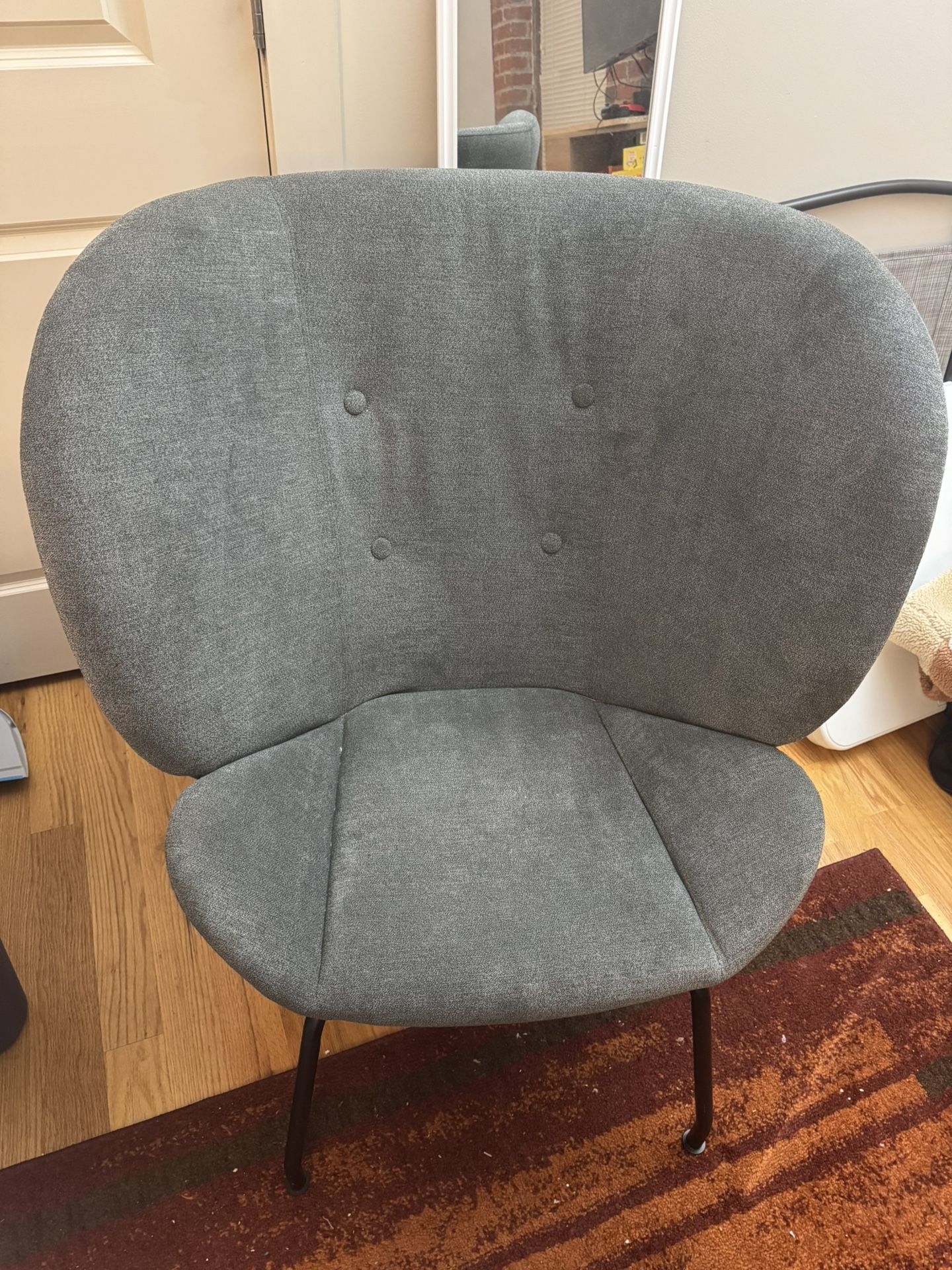 AllModern Industry 41” Wide Wingback Chair
