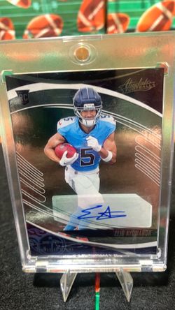 Elic Ayomanor autograph Titans