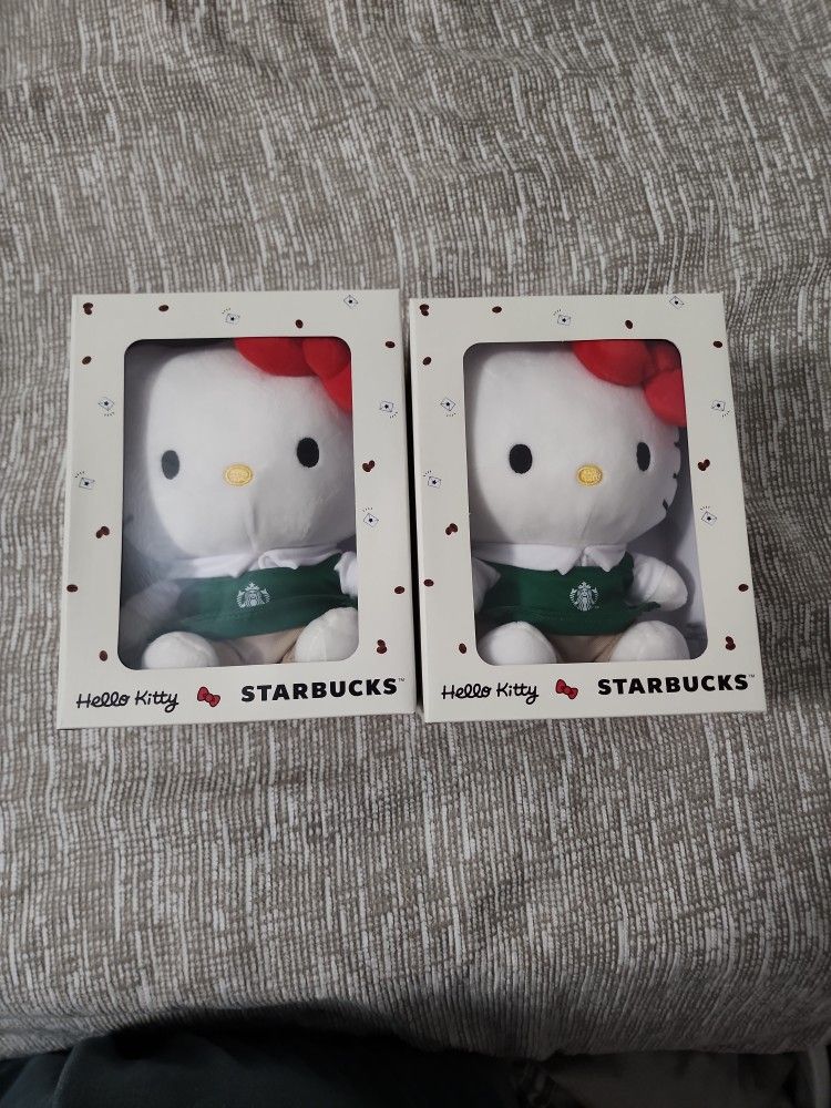 Starbucks Hello Kitty Plushie $80 Each 