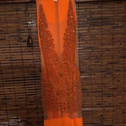 Orange Prom Dress