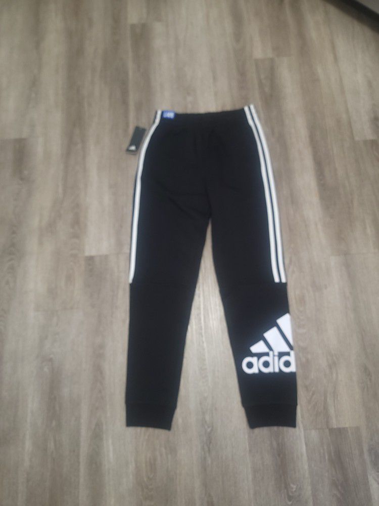 New Adidas Boys Youth Sweatpants, Size 14/16