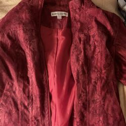 Ruby. Rd Red Jacket Medium