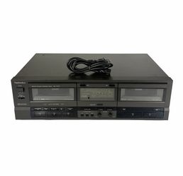Vintage Technics RS-TR157 Stereo Dual Cassette Deck Tape Player - Auto-Reverse