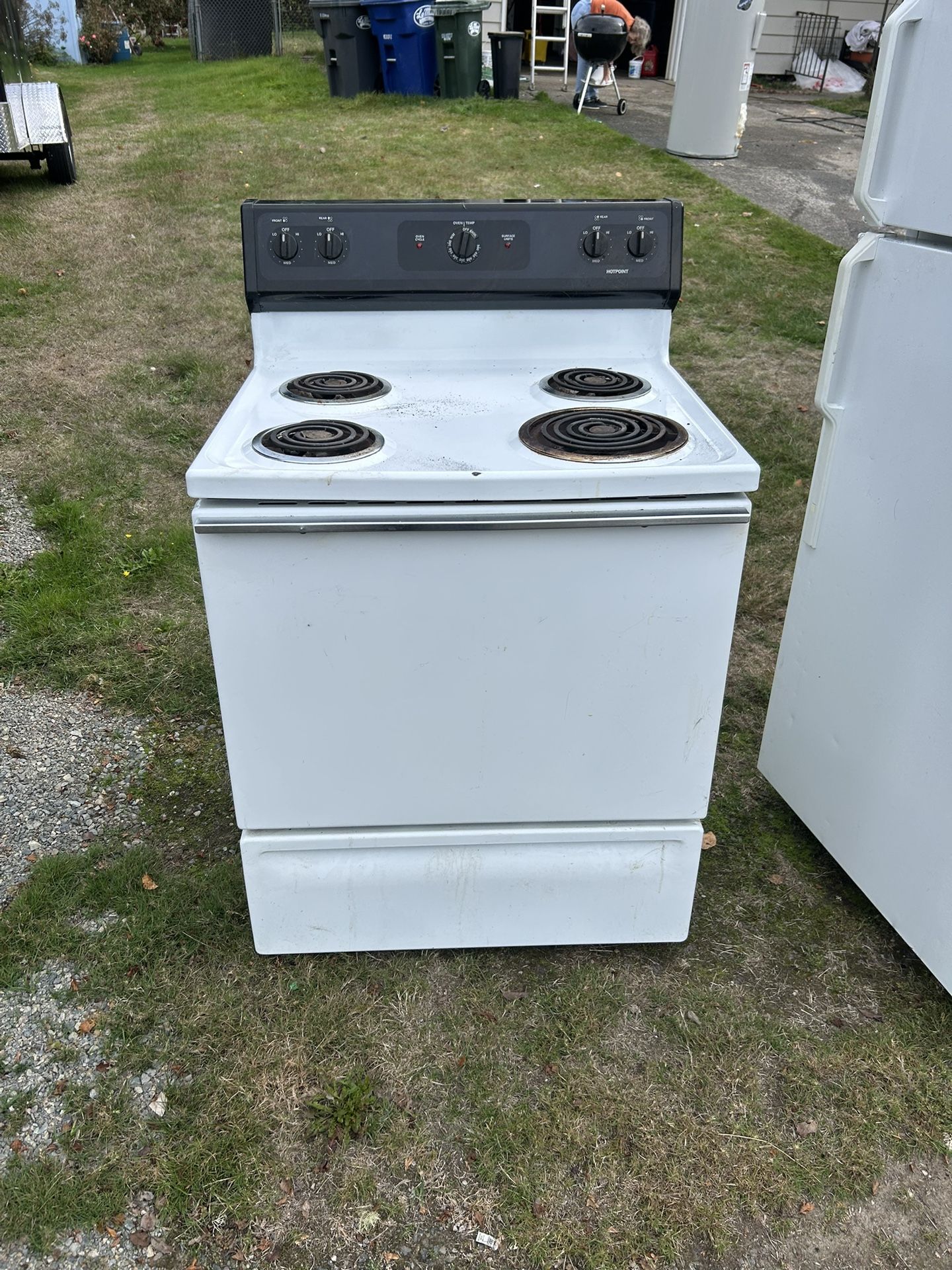 Free Stove Fridge And Dryer