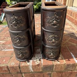 Antique Sewing Machine Drawers