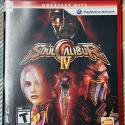 Soul Calibur 4 Greatest Hits Sony PS3 PlayStation 3 Complete In Box CIB TESTED
