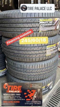 New tires 245/60/18 all season $520