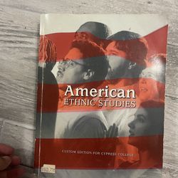 American Ethnic Studies Book