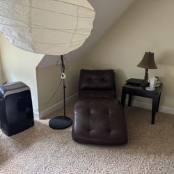 sofa and small table