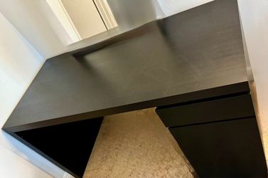 IKEA Malm Desk with Drawer & Storage