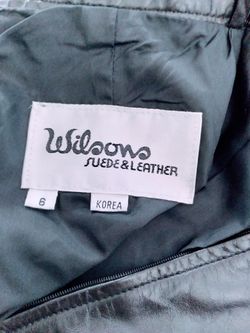 Vintage Leather Skirt - size 6