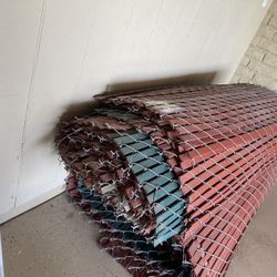 Chain link Fence With Privacy Slots 