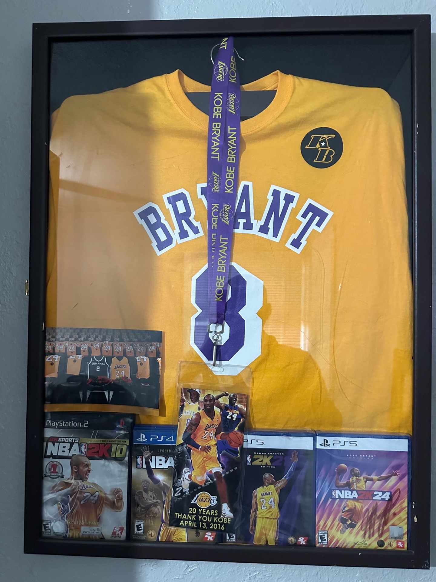 Kobe Bryant Memorabilia & 2k Collect