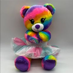 Rainbow Build a Bear Plush