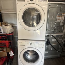 Whirlpool Duet Stackable Washer And LG Gas Dryer