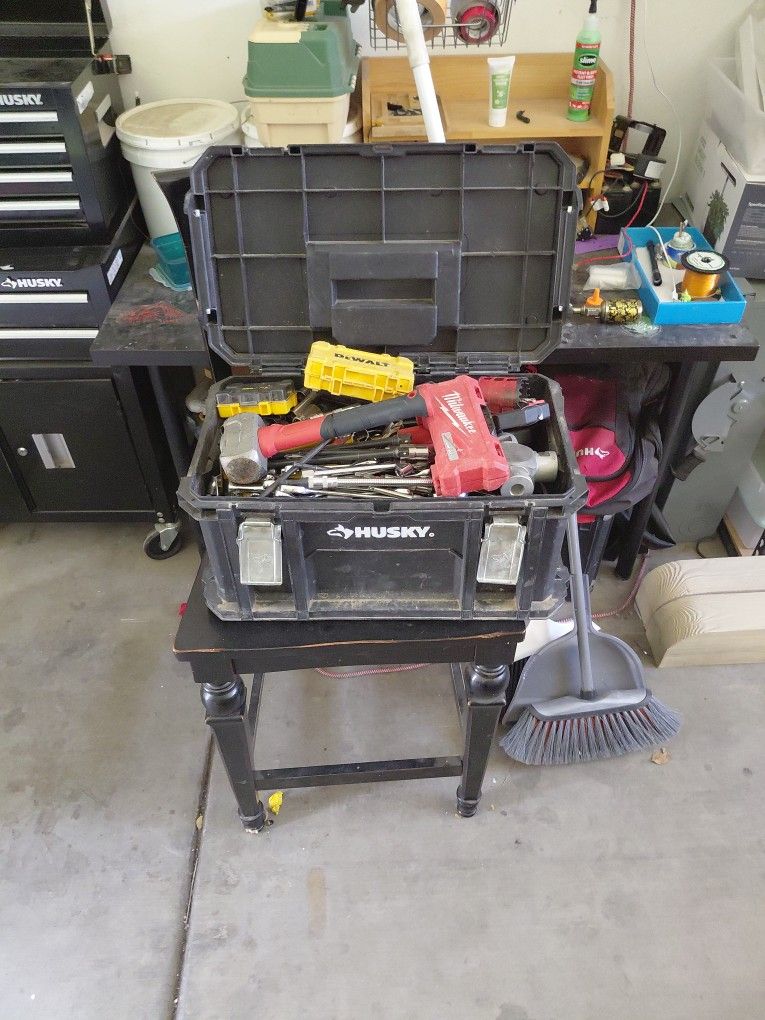 Tool Box Full Of Different Hand Tools