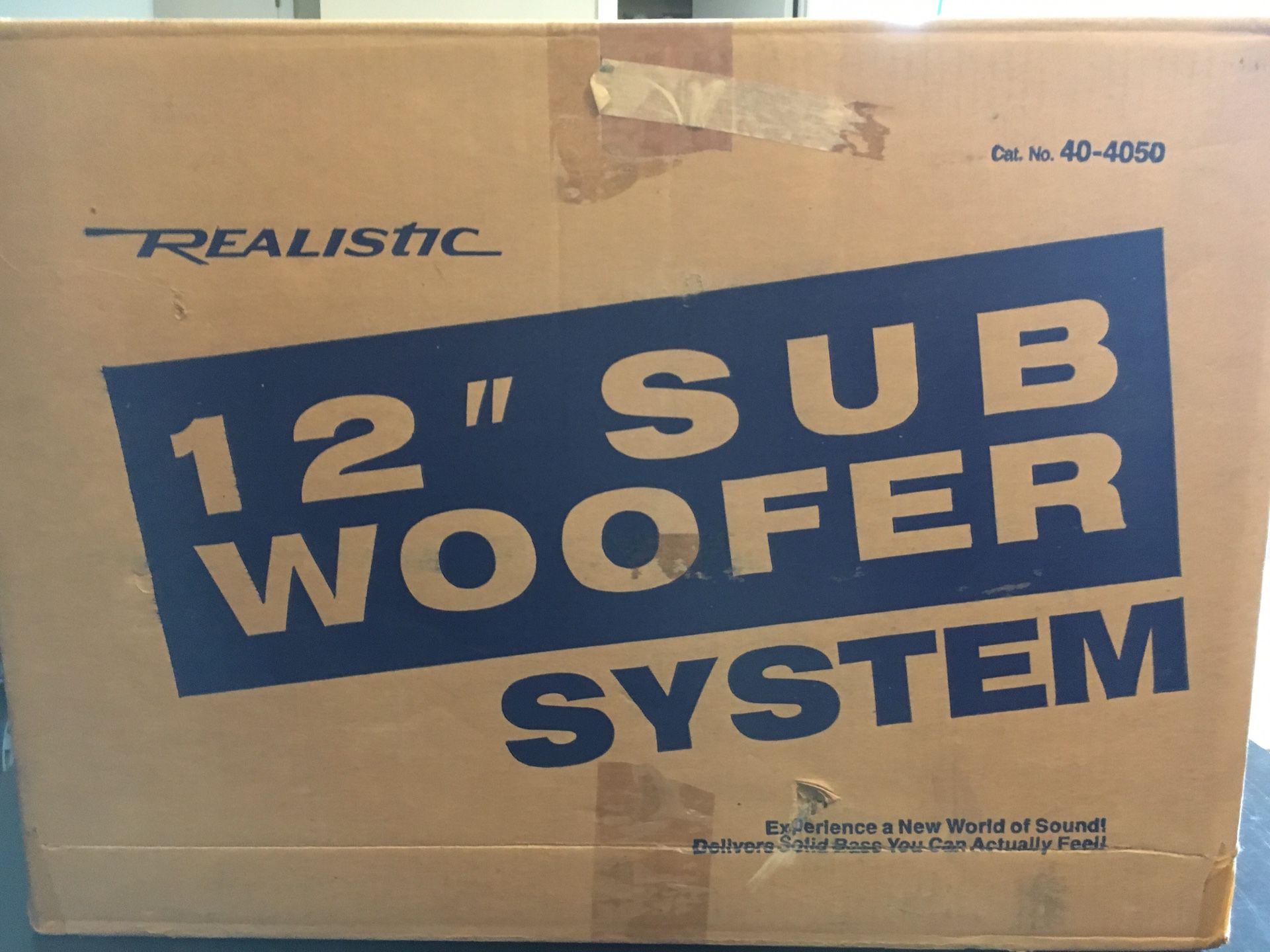 Realistic Sub Woofer System 12”