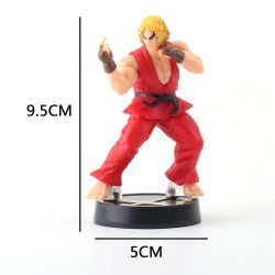 Hot Anime Street Fighter Fighting Game Action Figure Ken Masters Hoshi Ryu PVC K