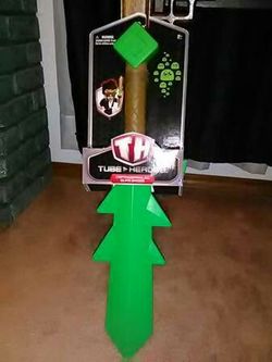 Tube heroes Captain Sparklez Slime Sword "Brand New"