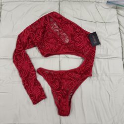 Fredericks Of Hollywood Red Lingerie