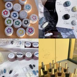 Brand-new nail blooming gel, and 95% new stamping gel and sculpture gel.