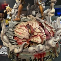Damaged Attack on Titan Mikasa figure needs repair