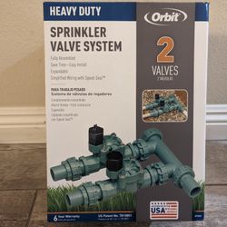 Sprinkle 2 Valves System - Orbit Heavy Duty Fully Assembled !New!