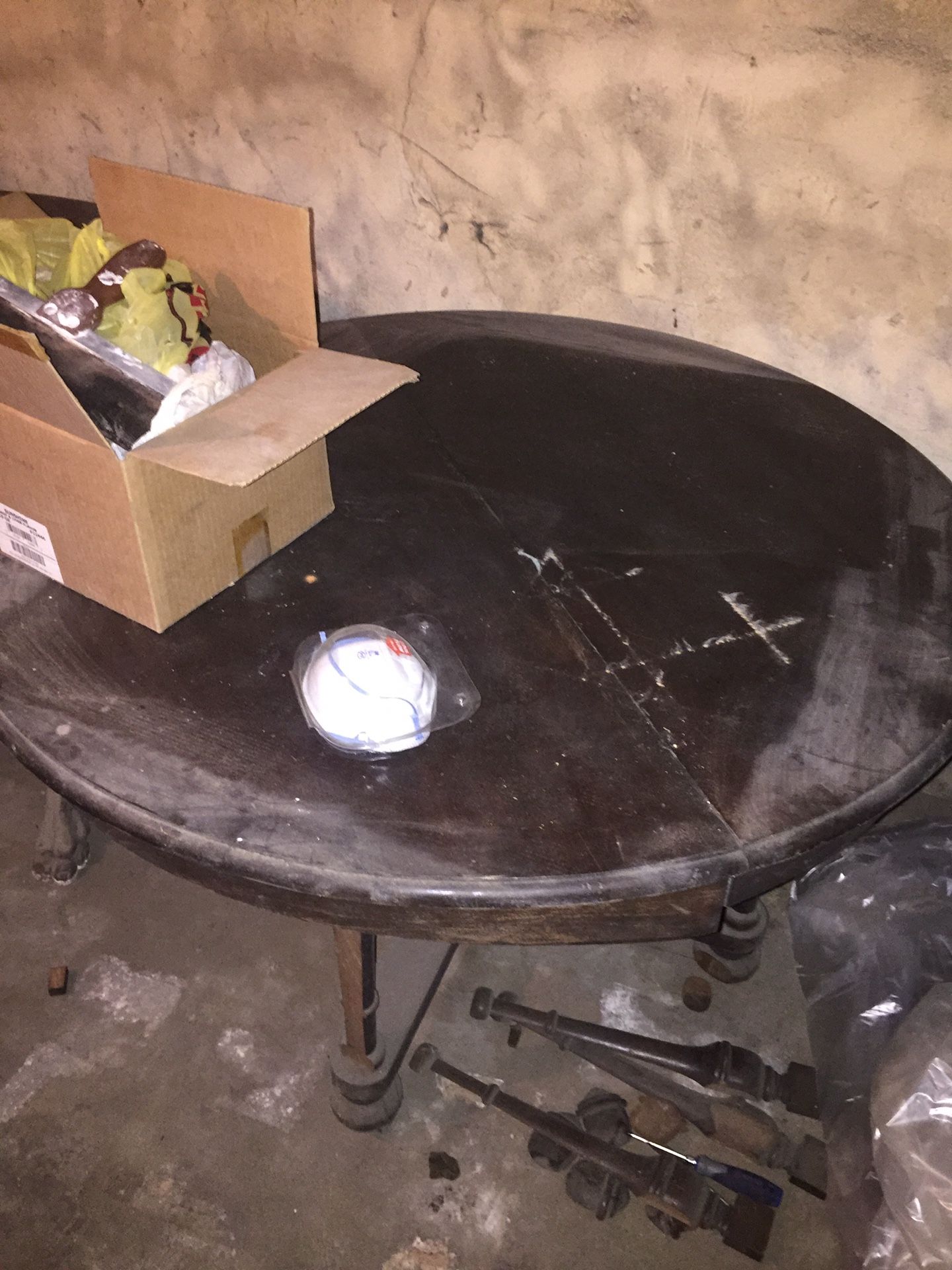 Antique wood table