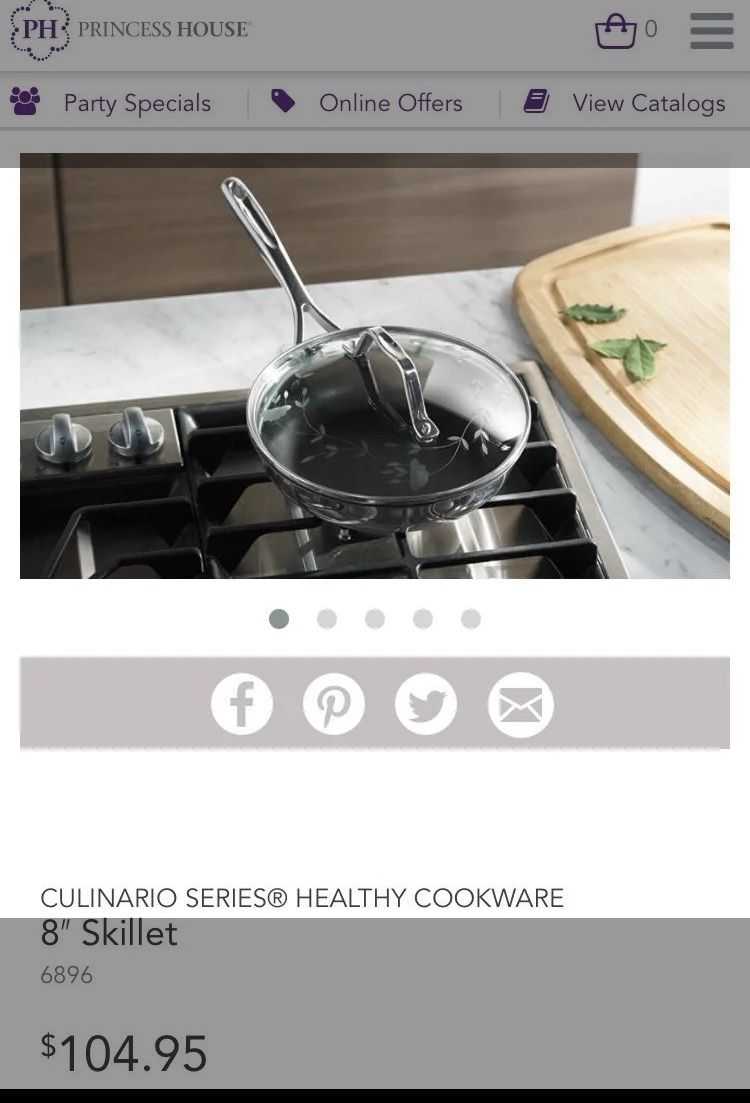 CULINARIO SERIES® HEALTHY COOKWARE 8ʺ Skillet