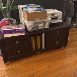 Lift Top Coffee Table Brown Wood