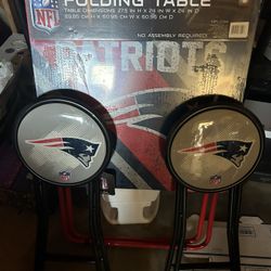 New England Patriots Table And 2 Chairs