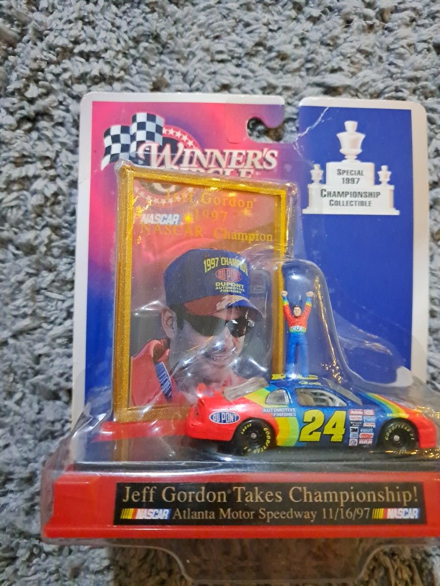 Winners circle special 1997 championship collectible Jeff Gordon