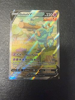 Pokemon, Golurk V (Alternate Full Art) - SWSH07: Evolving Skies
