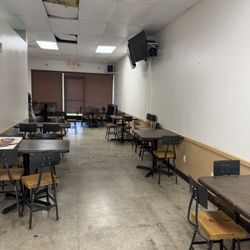 Restaurant/Cafe/Brunch/Office Industrial Tables And Chairs 