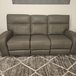Rhett Micro Reclining Sofa