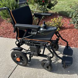Electric Wheelchair Folding Like New (Can Deliver)