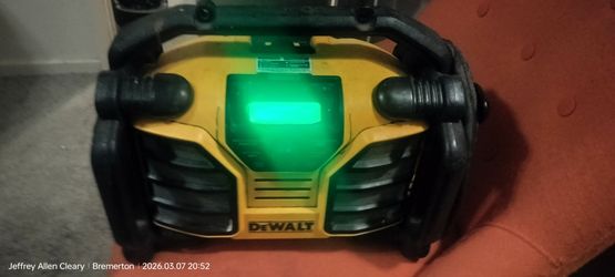 DeWalt boom box