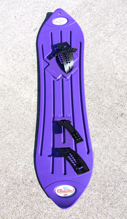 Sledster Stand-Up Snowboard Sled – Purple – Used Once