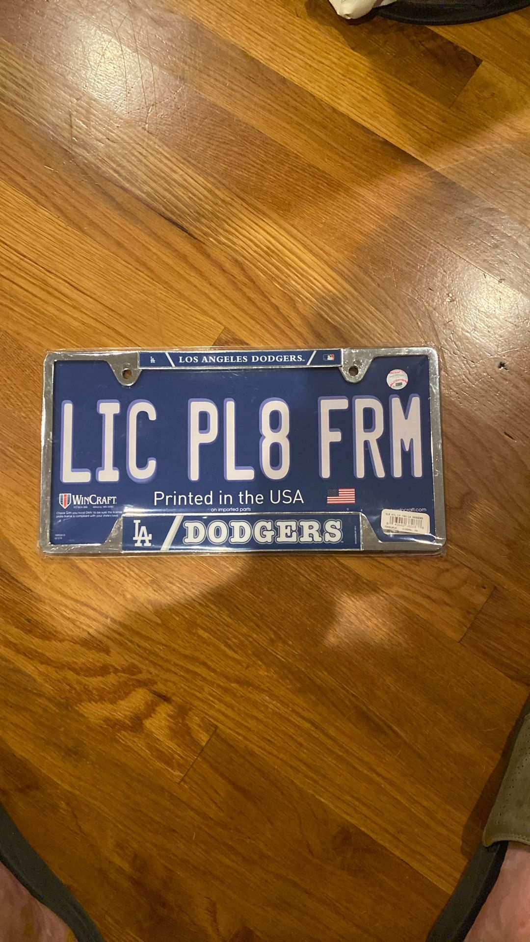 Dodger License Plate Frame