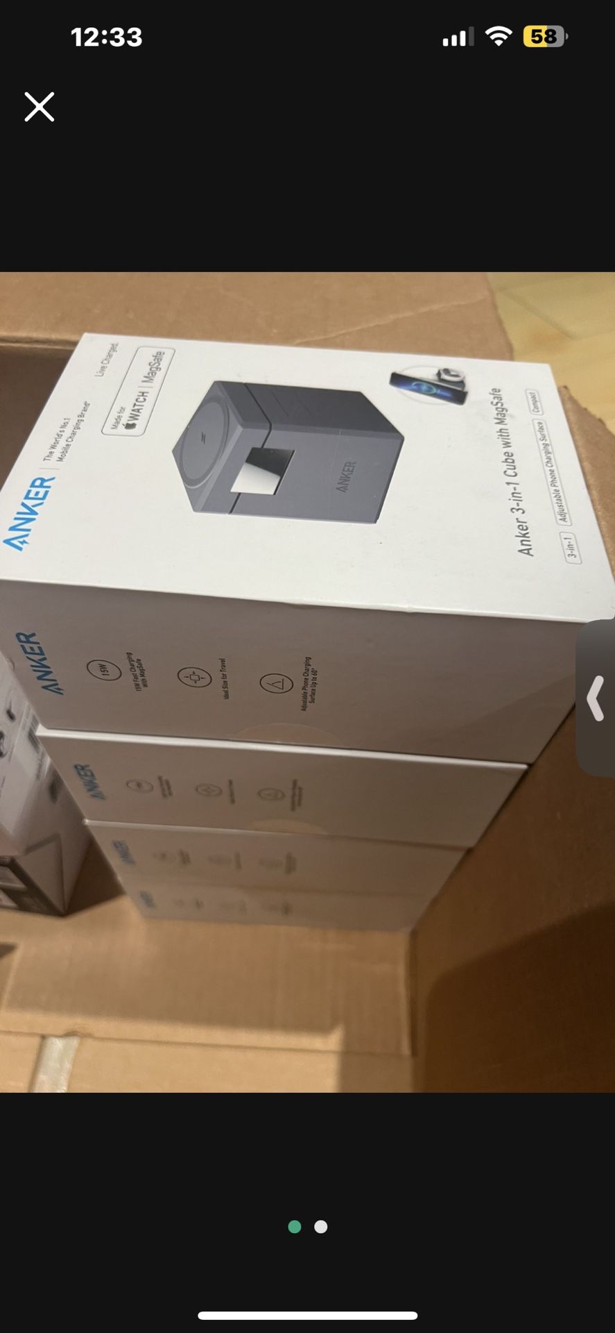 Anker 3-1 Cube Brand New Sealed